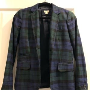 J. Crew Plaid Blazer
